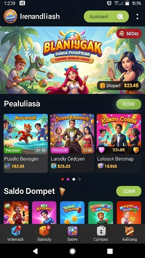 55rt - Berbagai karakter unik siap untuk dimainkan.
