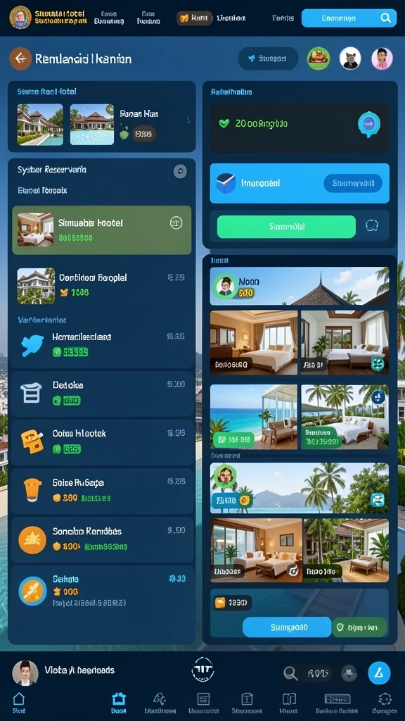 fbrp88 - Menu pilihan karakter yang beragam dan menarik.